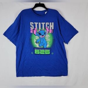 NEW Disney Mens Stitch Short Sleeve T-Shirt
